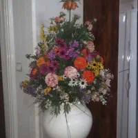 گل های مصنوعی ، گل های تزئینی ، گل و گلدان