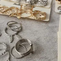 پک انگشتر مینیمال دخترانه|بدلیجات|تهران, استخر|دیوار