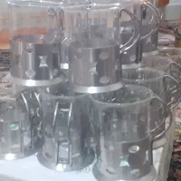 لیوان باپایه ونعلبکی