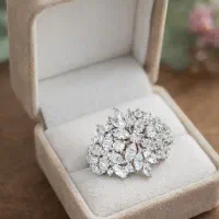 انگشتر نقره زنانه