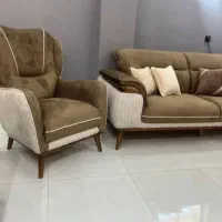 مبل گیسو /تختشو/دست چوبی/متکایی