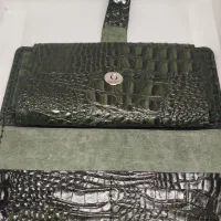 کیف پول دستدوز با چرم طبیعی|کیف، کفش، کمربند|اسلامشهر, شهرک واوان|دیوار