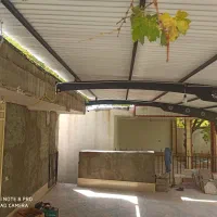 اجرای سایبان طرحدار و ساده