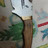 چاقو دست چوب زنجانی  طیقه فنر
