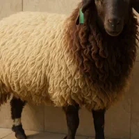 گوسفند و گوساله زنده سلاخ قصاب