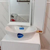روشویی کابینتی ضداب به همراه باکس واینه