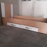 تخت تکی ام دی اف پاک چوب خارجی در حد نو