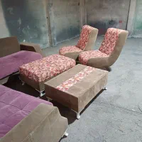 مبل راحتی ۸ نفره|مبلمان خانگی و میز عسلی|صفادشت, |دیوار