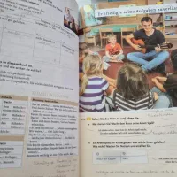 5 کتاب آموزش زبان آلمانی Menschen همراه  کتاب کار|کتاب و مجله آموزشی|صدرا-فارس, فاز ۱|دیوار