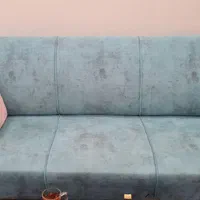 مبل ۵ نفره با میز چوبی