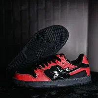 کتونی بیپ BAPE بلک شارک مشکی قرمز خوش استایل