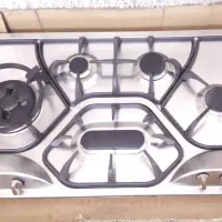 گاز رومیزی توکار استیل البرز ۵شعله درحدنو