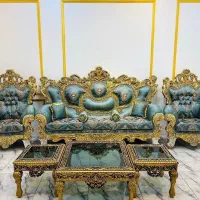 مبل سلطنتی چوب راش|مبلمان خانگی و میز عسلی|یاسوج, |دیوار