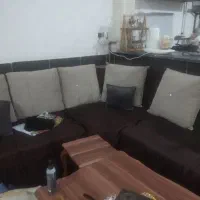 رویه مبل هفت نفره قهوه ای تیره