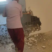 تخریب کاری با نازلترین قیمت|خدمات پیشه و مهارت|فولادشهر, B8|دیوار