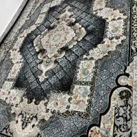 فرش طرح چشمه سرمه ای