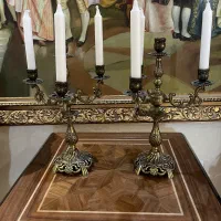 شمعدان برنز