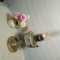 چراغ گردسوز نفتی قدیمی برنجی آنتیک و کلکسیونی|کلکسیون اشیاء عتیقه|تهران, منیریه|دیوار