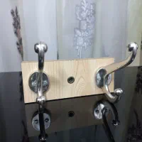 چوب لباسی دیواری دوتایی دوقلو نو آکبند|بندرخت و رختآویز|شیراز, شهرک مطهری|دیوار