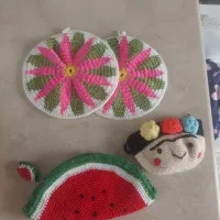 دستگیره بافتنی دستمال حوله اشپزخانه