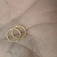 گوشواره طلا حلقه ای ساده|جواهرات|تهران, حشمتیه|دیوار