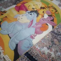 فرش ۴ متری کودک|فرش|آستانه اشرفیه, |دیوار