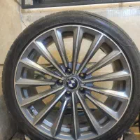 پنج عدد رینگ  و لاستیک BMW کامل فروشی|قطعات یدکی و لوازم جانبی|بابلسر, |دیوار