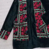 مانتو سوزن دوزی یلدایی