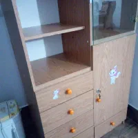 کمدکتابخانه تاج دار|کتابخانه، شلف، قفسه‌های دیواری|اردبیل, |دیوار