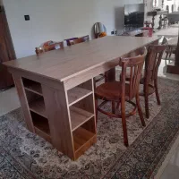 فروش میز غذاخوری ام دی اف کاملا نو|میز و صندلی غذاخوری|ساری, |دیوار