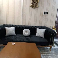 مبل مشکی وتوسی تازه خریدم اسباب کشی دارم جاندارم|مبلمان خانگی و میز عسلی|مشهد, آپارتمان های مرتفع|دیوار