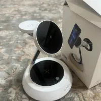 شارژر وایرلس مگنتی رومیزی در حد نو