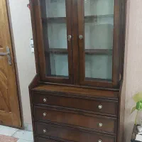 کتابخونه کشو دار چوبی