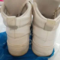 کفش نیم بوت خارجی سفید|کیف، کفش، کمربند|رشت, معلم|دیوار