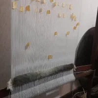 تابلو فرش ناتمام با دار مستحکم