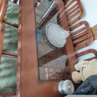 میز نهارخوری 6 نفره/ تمام چوب/فروش به علت کمبود جا|میز و صندلی غذاخوری|شیراز, باغشهر اهل بیت|دیوار