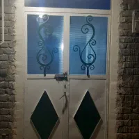 دوعددپنجره آهن سنگین|مصالح و تجهیزات ساختمان|سیلوانه, |دیوار