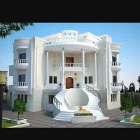 ساختمان شیک بزرگ و مدرن برا ارایشگاه زنانه