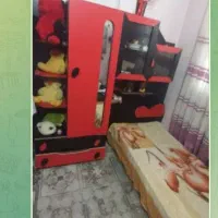 تخت و کمد ست یک نفره  کودک