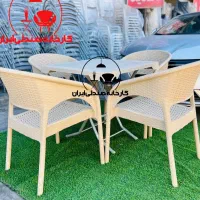 میز و صندلی پلاستیکی طرح گیلدا نهارخوری غذاخوری|میز و صندلی غذاخوری|تهران, نازی‌آباد|دیوار