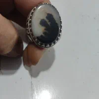 انگشتر نقره نگین شجر  خاص پسند