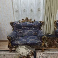 مبل سلطنتی ۷ نفره بهمراه سه عدد میز عسلی|مبلمان خانگی و میز عسلی|آستانه اشرفیه, |دیوار