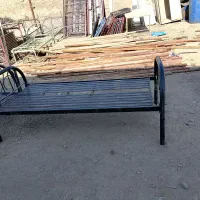 تخت فلزی تکنفره|تخت و سرویس خواب|کازرون, |دیوار