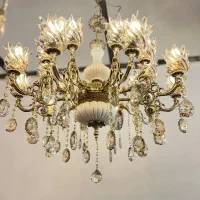 لوستر برنز اصل فقط ۵۸۰۰|لوستر و چراغ آویز|قم, کاسه گران|دیوار