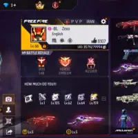 اکانت فری فایر لول ۶۶