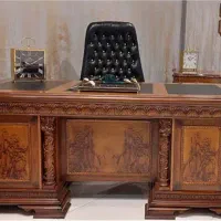 میز مدیریت کلاسیک چوبی