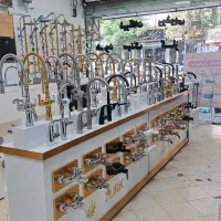 شیرالات گاز سینک هود فر ۵شعله روشویی شیشه استیل