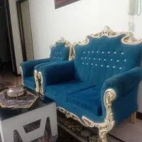 مبل هفت نفره سالم وتمیز|مبلمان خانگی و میز عسلی|مهاجران, |دیوار