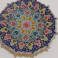 بشقاب های تزئینی،سفالی مینا کاری|صنایع دستی و سایر لوازم تزئینی|فردیس, فردیس|دیوار