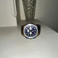 ساعت مچی مردانه با بندرابرو صفحه لاجوردیcerruti188